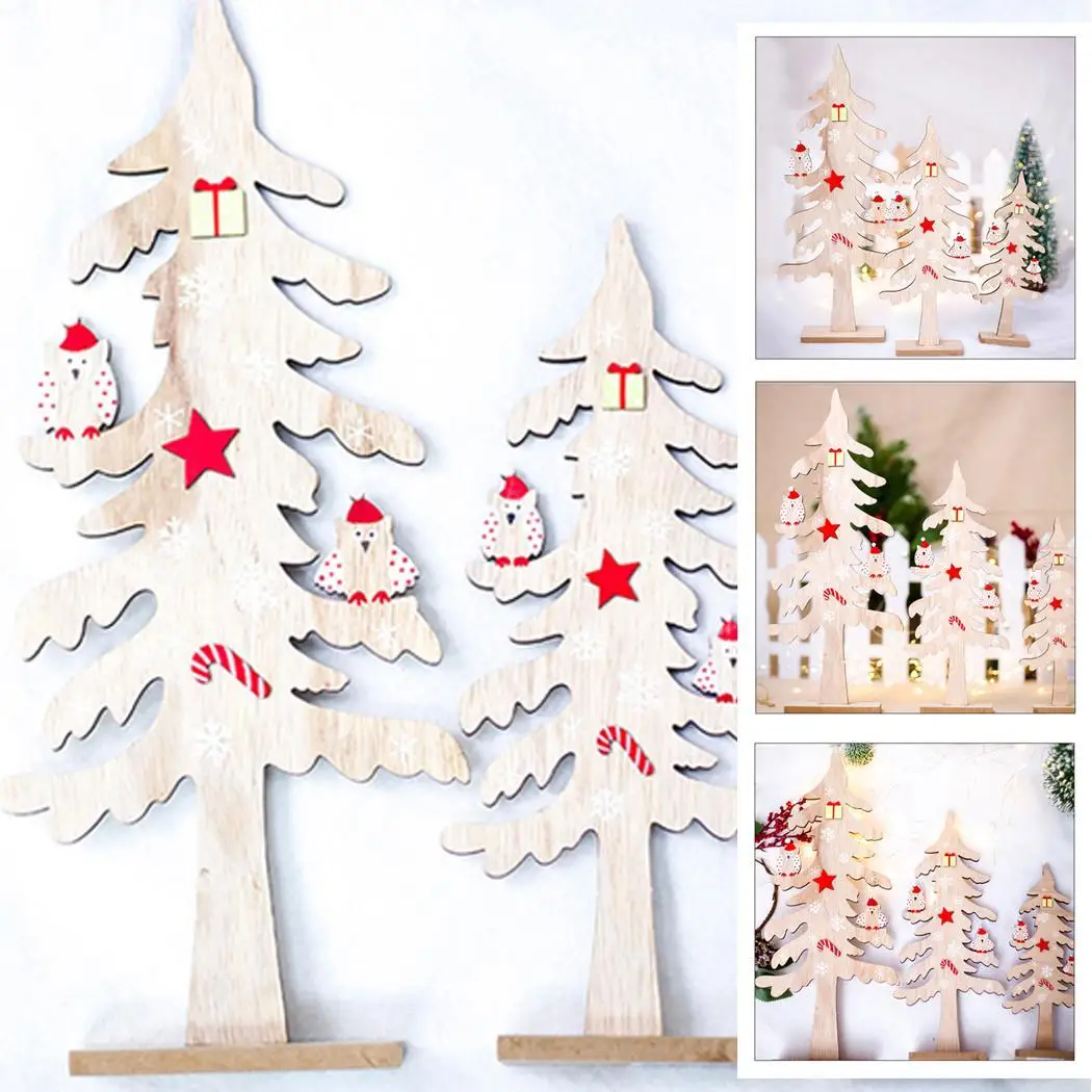 Домашняя креативная Деревянная Рождественская елка украшения для рабочего