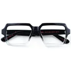 Очки в прозрачной винтажной оправе для мужчин и женщин, оптические очки RX черные + прозрачные очки для близорукости, оверсайз, прозрачные очки ручной работы