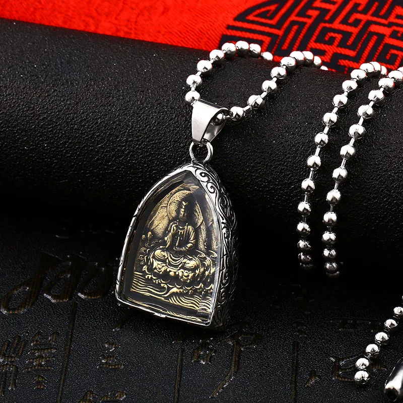 Байер 316L из нержавеющей стали китайского буддийского Rulai Гуаньинь partgold обувь для