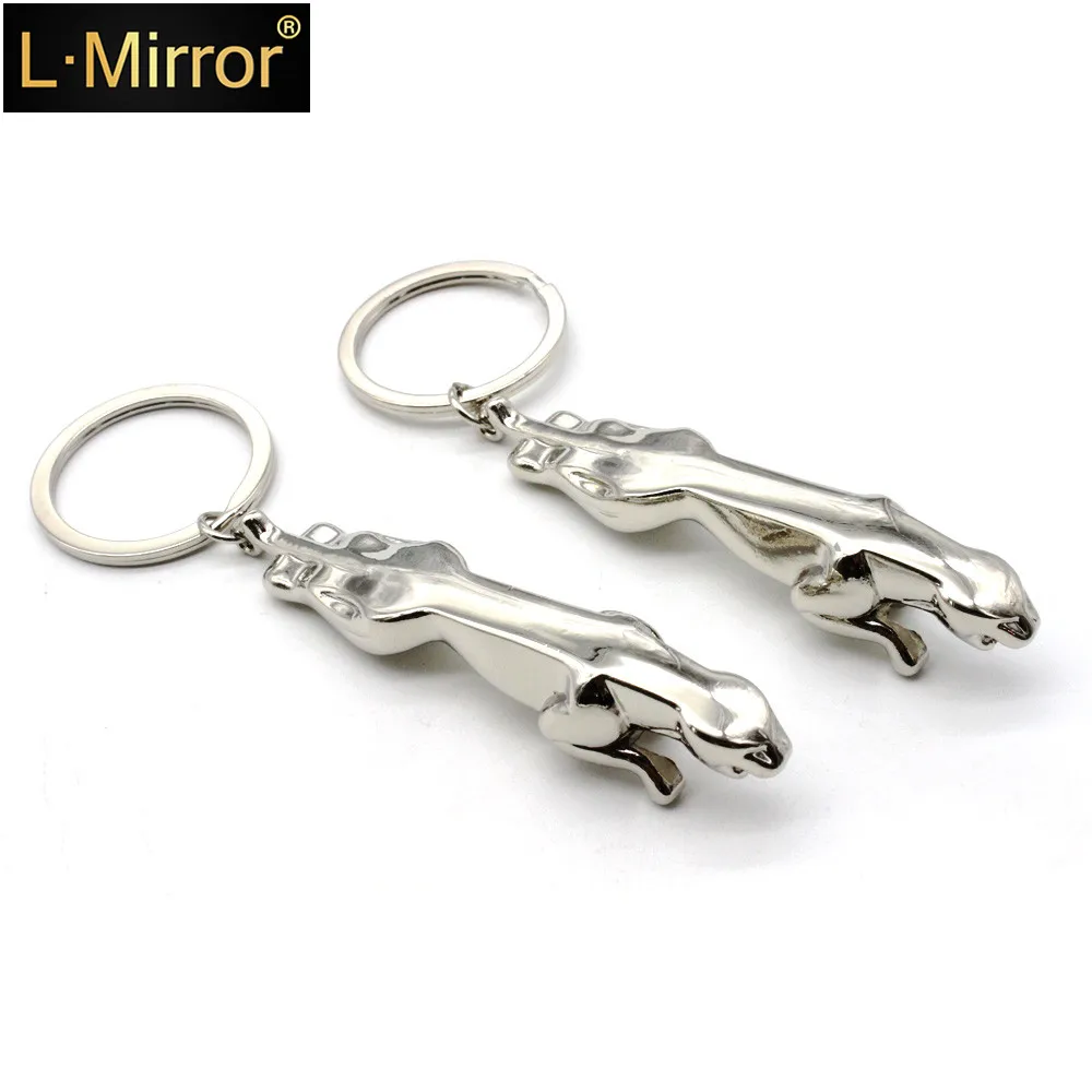 

L.Mirror 1Pcs Fashion Keychains African Leopard Couple Key Ring Hanging Pendant Car Key Chain Charm Bags Accessories Gi