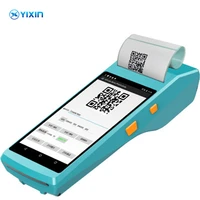 pda pos printer 5 5 inch android pos handheld terminal pda with built in mobile label receipt printer suitable for commercial