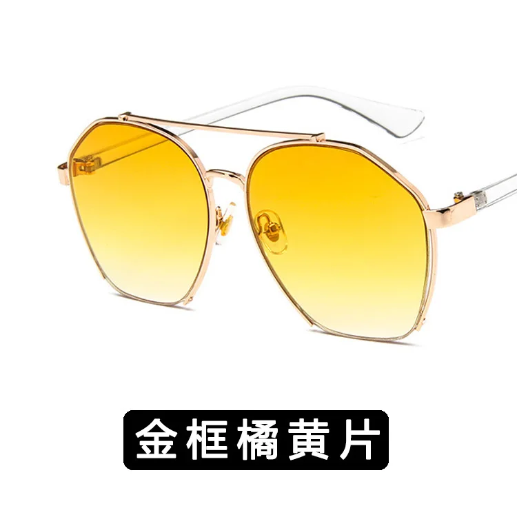 Модные солнцезащитные очки для женщин брендовые дизайнерские металлические