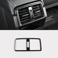 car rear console air conditioner outlet frame cover trim stickers styling for skoda karoq 2017 2018