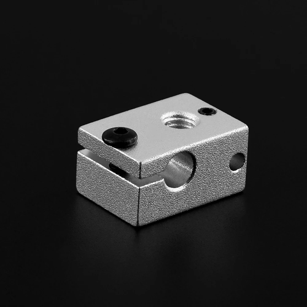 

1pcs 3D Printer Accessorie Aluminium V6 Heat Block For RepRap Extruder For HT-NTC100K HotEnd Heater Hot End Heating