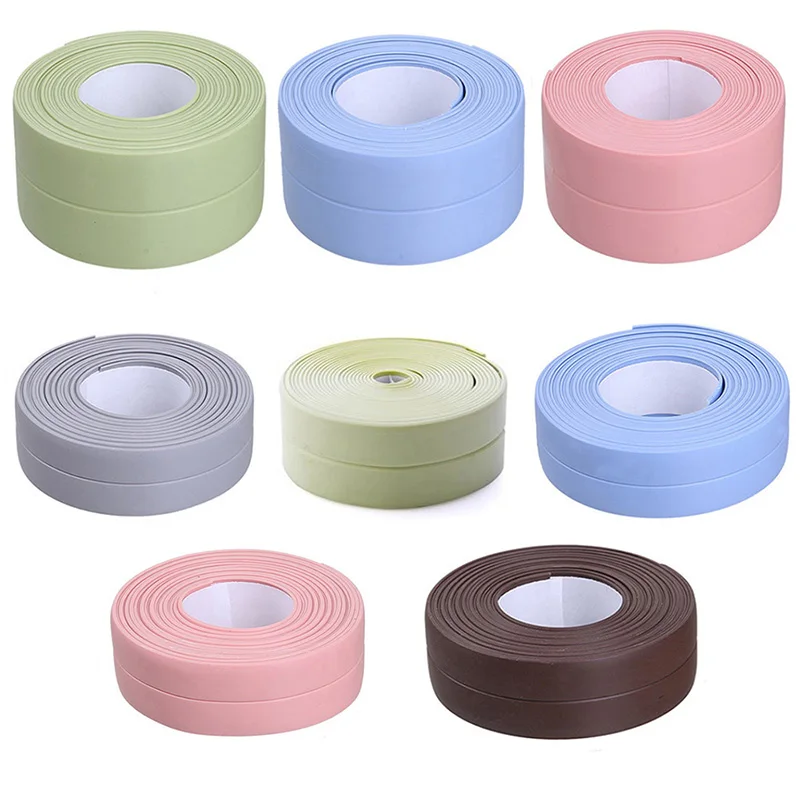 Самоклеящаяся водостойкая клейкая лента для ванной кухни душевой раковины ванны