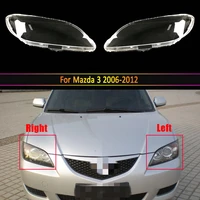 car headlamp lens for mazda 3 2006 2007 2008 2009 2010 2011 2012 car replacement auto shell cover sedan