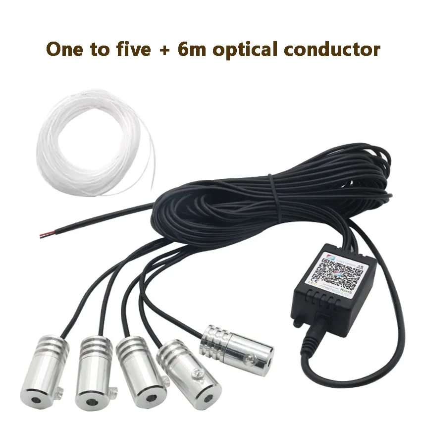 

Neon Car Environment Sound Control RGB LED Decoration Atmosphere Lamp With 6m12v Cigarette Lighter