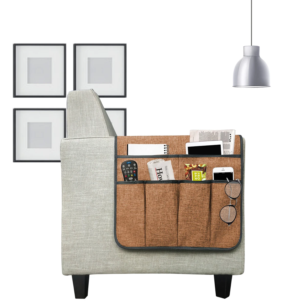 Сумка Органайзер для хранения подлокотников диванов стульев пультов