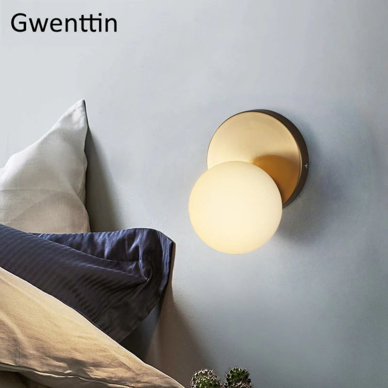 Современные золотые настенные светильники светодиодный зеркальный светильник