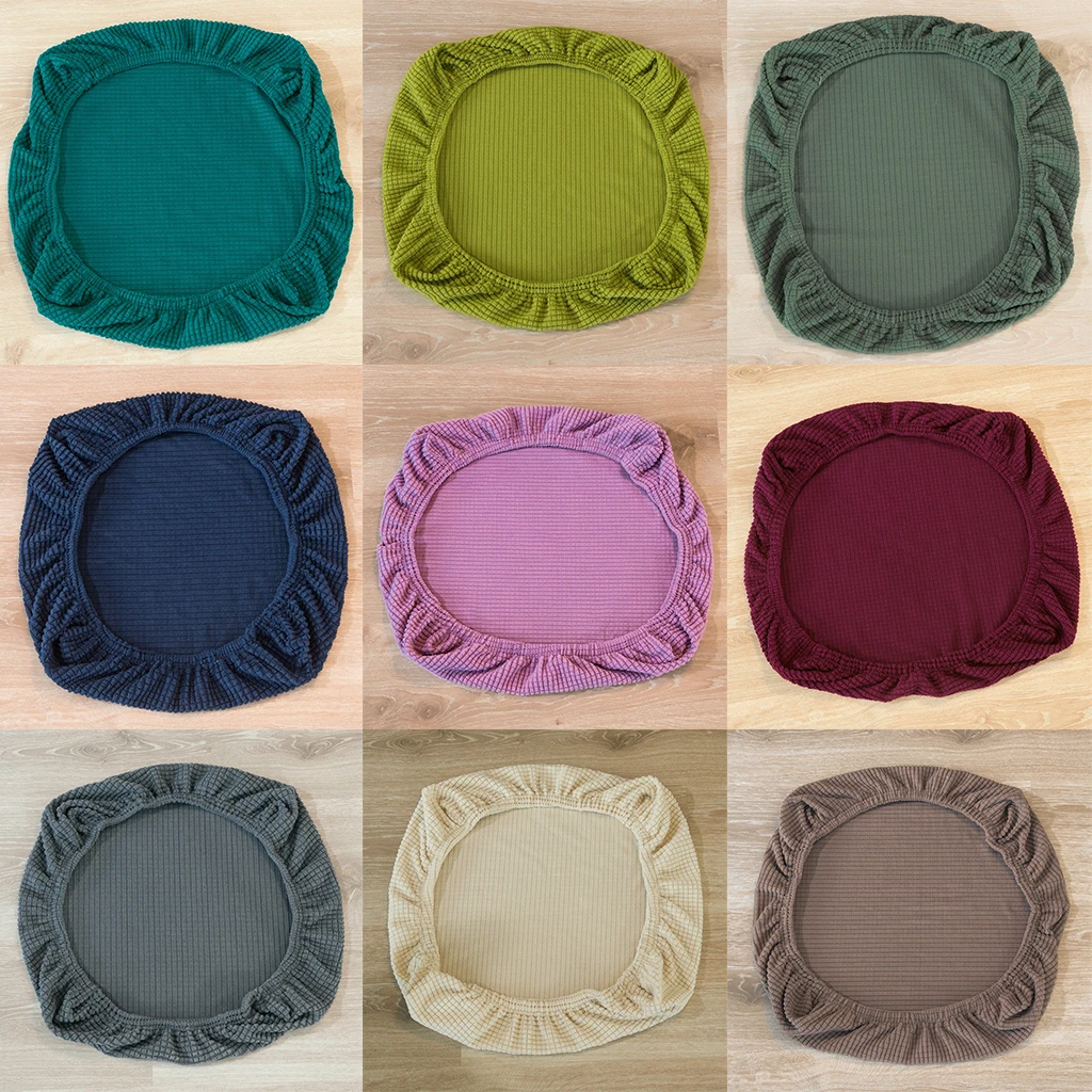 

Universal Spandex Stretch Wedding Dining Room Chair Seat Cushion Covers for Wedding Banquet Seat Hotel Bar Stool Party Office