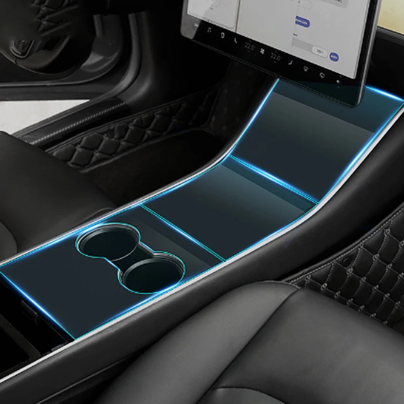 Модификация Центрального управления пленка для Tesla модель 3 автомобильные аксессуары