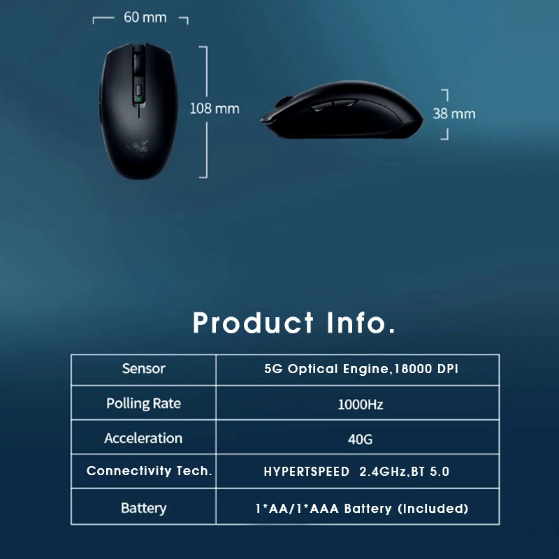Мышь Razer Orochi V2, беспроводная 