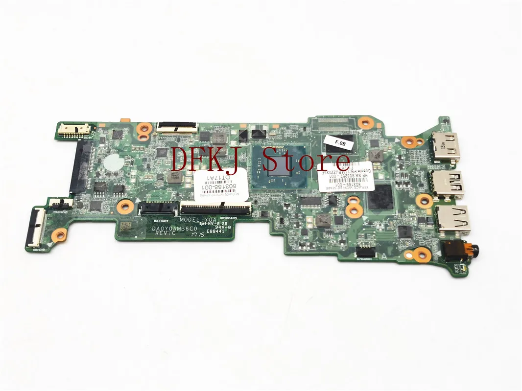 DA0Y0AMB6C0 для HP Stream Pro 11 материнская плата для ноутбука 803188-001 803257-001 W/ Celeron N2840 2,16 ГГц двухъядерный процессор