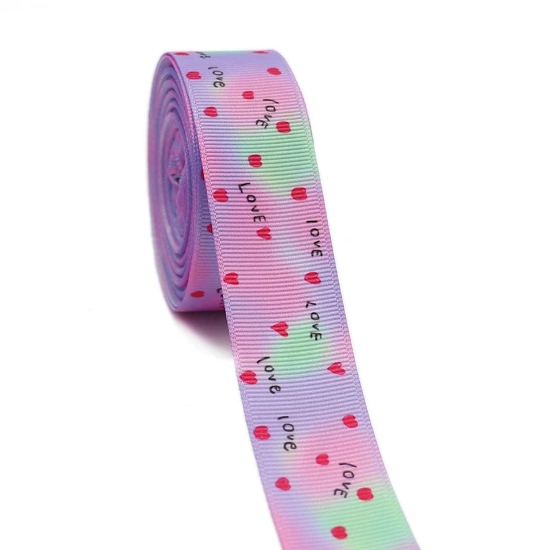 10 метров 1 &quot25 мм корсажная лента любовь ко Дню Святого Валентина печатных ленты