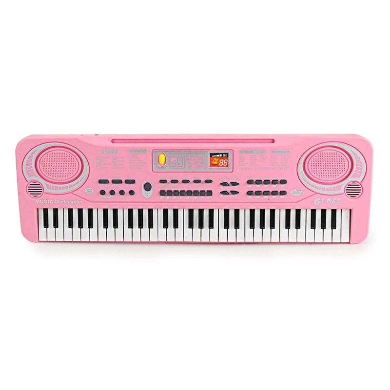 

Музыкальная электронная клавиатура, 61 клавиша, электрическое пианино, детское электронное пианино, музыкальный инструмент, обучающая игру...