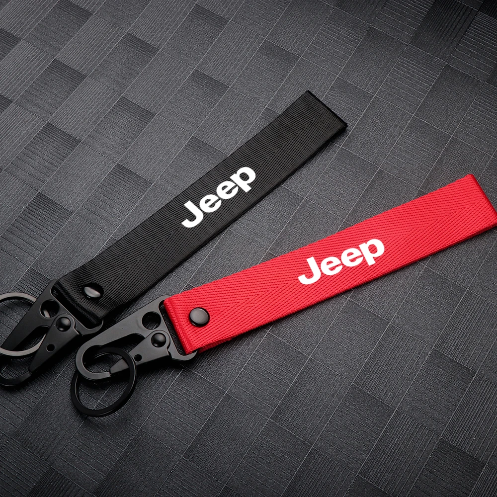 

Auto Keychain Key Bag Pendant Decoration Key Fobs for Jeep Wrangler CJ YJ TJ JK Cherokee Ranegade Compass Trail Hawk Rubicon KIA