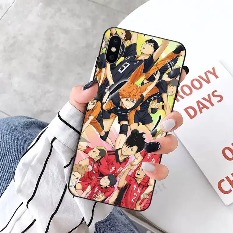 

Haikyu Anime fashion cute Phone Case for iPhone 11 12 pro XS MAX 8 7 6 6S Plus X 5S SE 2020 XR