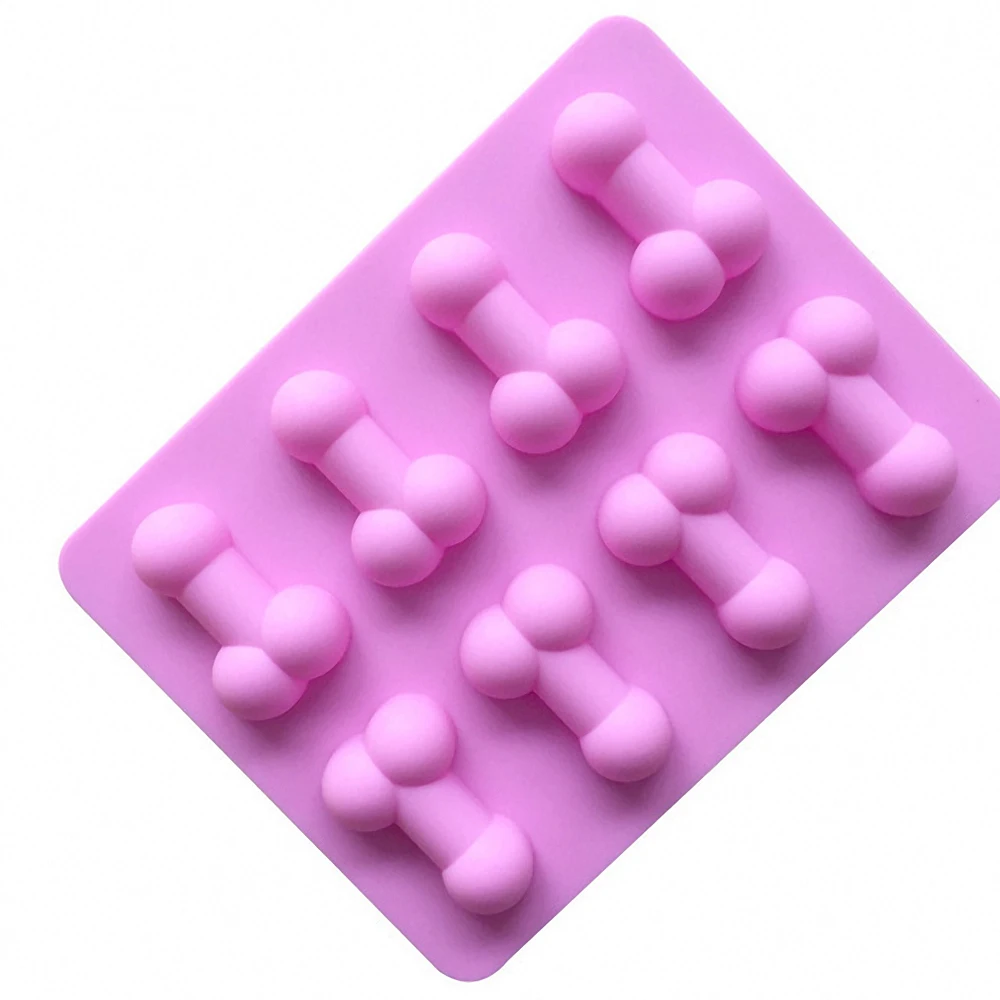 

Sexy Cake Mold Dick Chocolate Ice Cube Tray Spoof Silicone Mold Soap Candle Moulds Kitchen Bakeware Decorating Tools