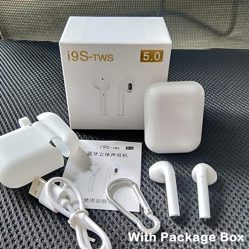 Новое обновление i9s tws Pop up Window беспроводные наушники стерео наушники бинауральные звонки Bluetooth наушники гарнитура для всех телефонов