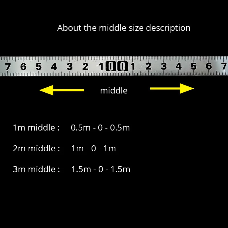 Самоклеящаяся измерительная лента из нержавеющей стали 1-3 м | Инструменты