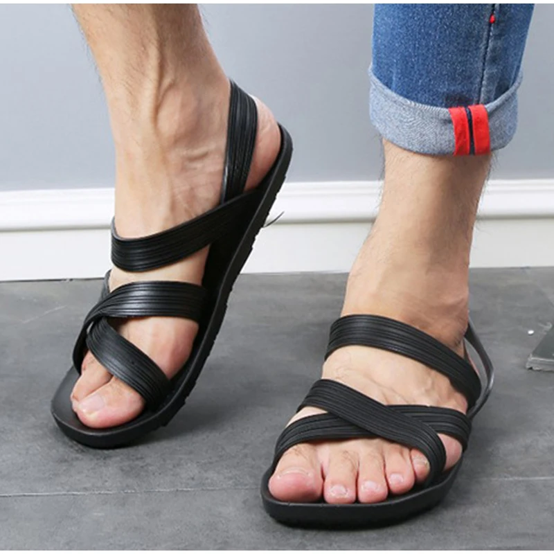 Туфли женские прозрачные без застежки плоская подошва дышащие повседневные