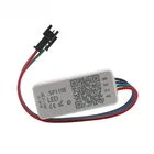 SP110E bluetooth-контроллер для WS2801 WS2812B SK6812 Magic ночные светильники светодиодный пиксель полосы WS2812B пикселей RGB светодиодный контроллер DC5V DC12V
