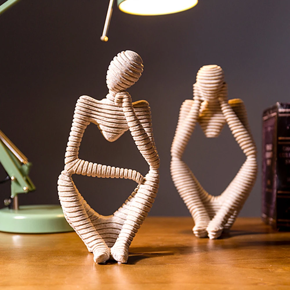 Европейские статуи посредничества из смолы скульптуры статуэтка абстрактного