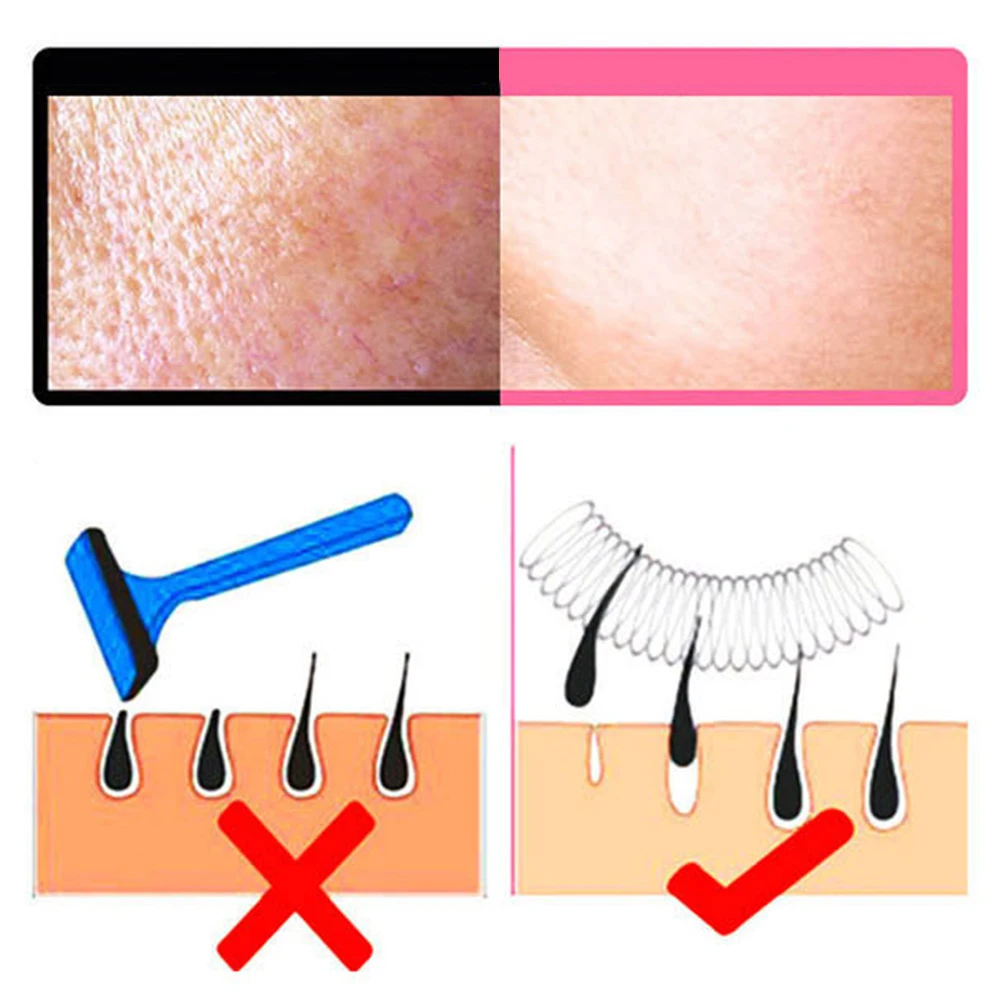 Threading весенний эпилятор для лица и губ удаления волос с клипсой инструмент