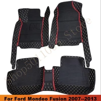 car floor mats for ford mondeo fusion 2007 2008 2009 2010 2011 2012 2013 auto interior accessories custom leather rugs cover