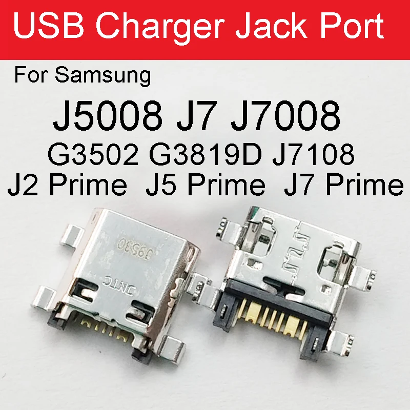 Разъем Micro USB для зарядки, док-станция для Samsung J5008 J7 J7008 G3502 G3819D J7108 J5 J2 J7 Prime