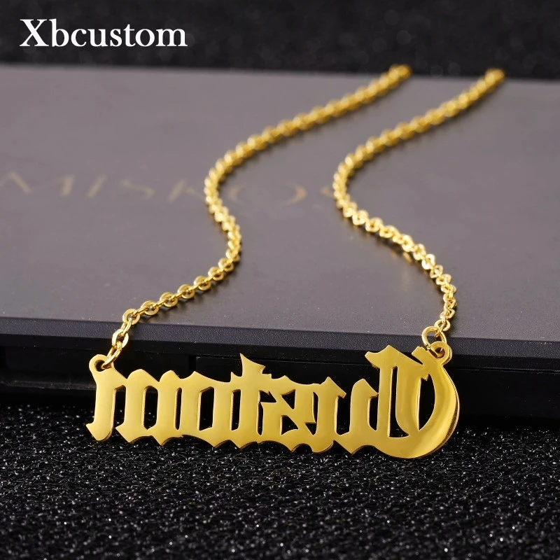 Персонализированные Заказные ожерелья со льдом для женщин и мужчин с именной