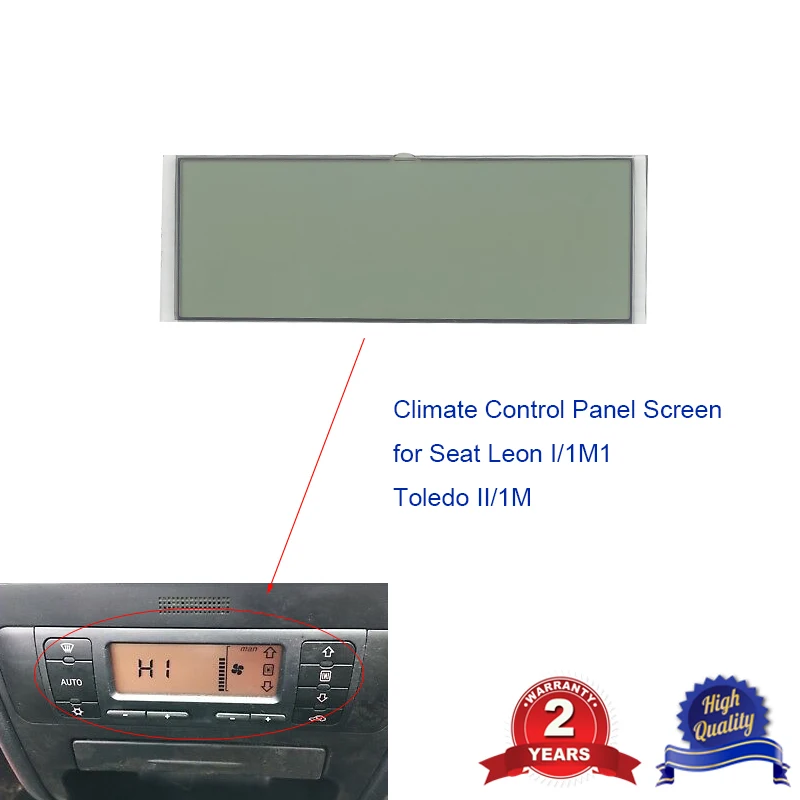 Панель контроля климата ЖК экран для Seat Leon Toledo ACC блок кондиционера ремонт