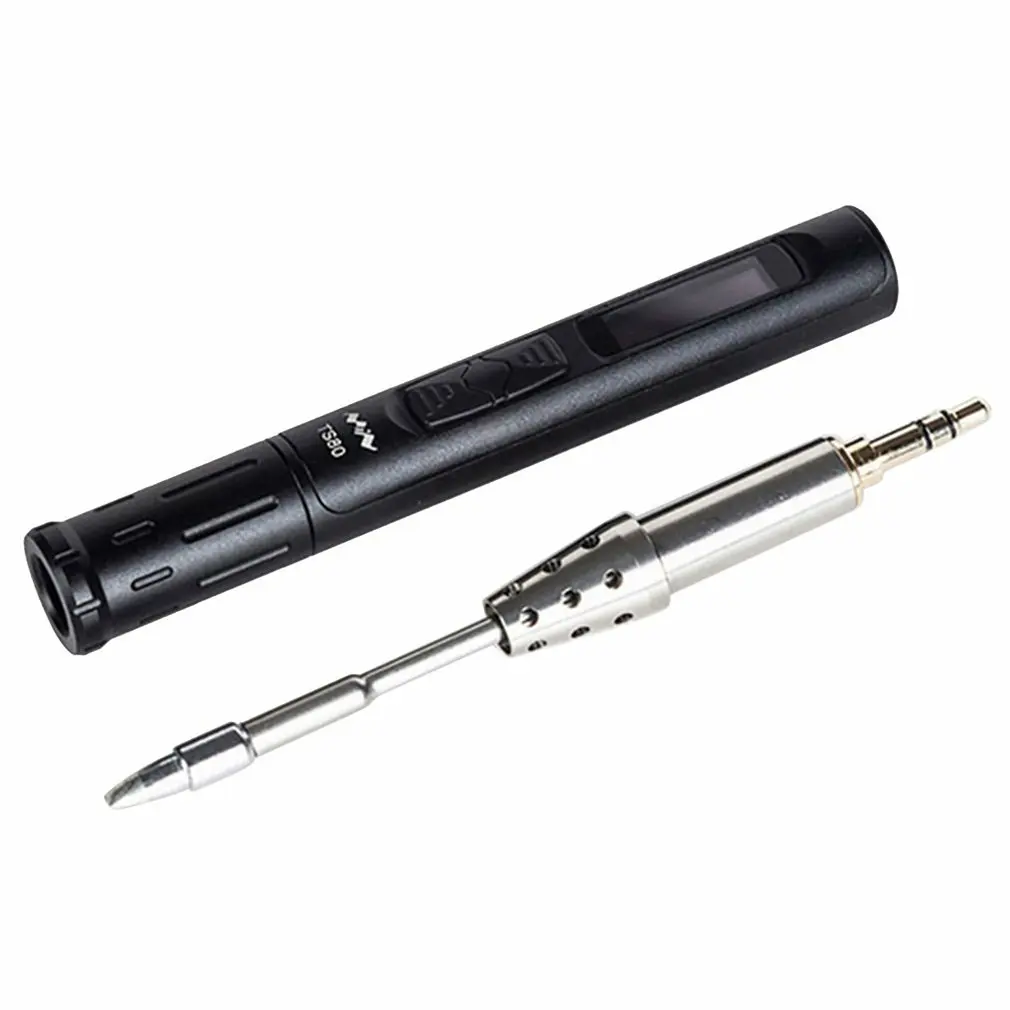 

TS80 Portable Digital Soldering Iron With USB Type-C Power Port Heating Design Digital OLED Screen Display