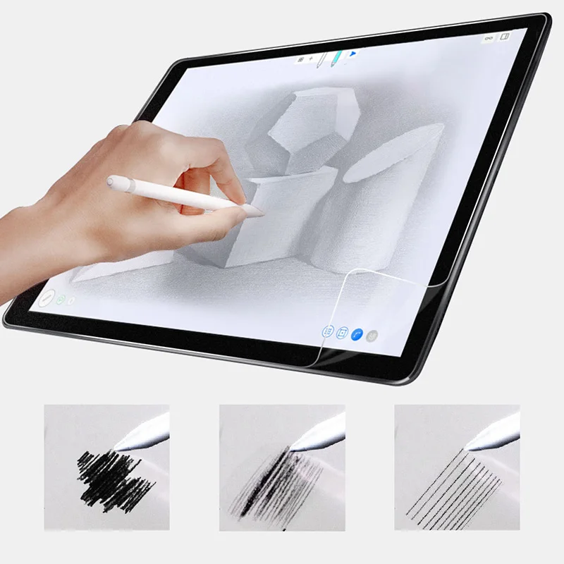 

For iPad 7th 8th 10.2 Paper Like Screen Protector Film Matte PET Anti Glare Painting For iPad Pro 11 12.9 AIR 4 3 2 Mini 5 4 3