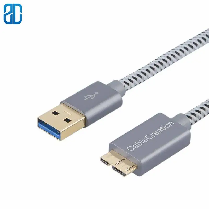 Micro Кабель USB 3 0 короткий A к B совместимый с внешним жестким диском HD камерой