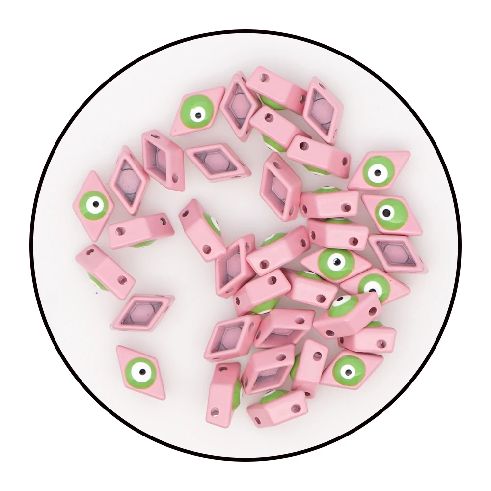 Shinus 10 шт./лот турецкие бусины от сглаза для очаровательного браслета Diy плитка