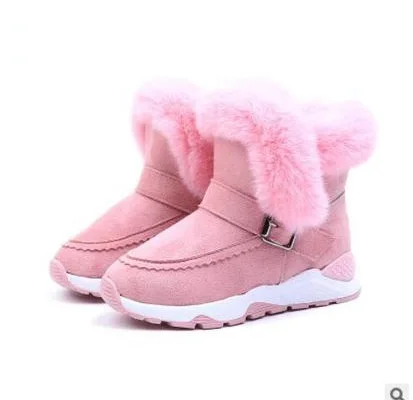 Детские ботинки обувь для мальчиков модная мягкая флисовая нескользящая девочек