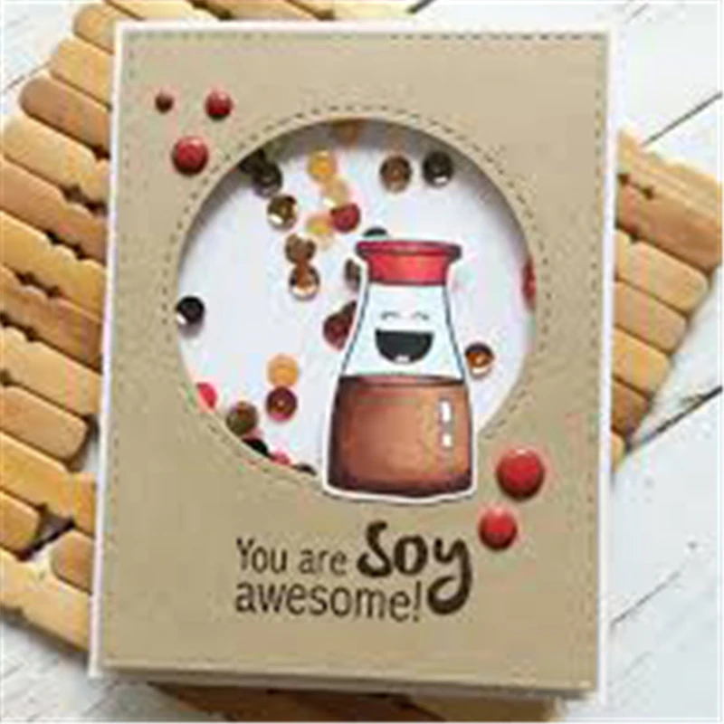 Соевый горшок для суши бутылки металлические режущие штампы кухонные