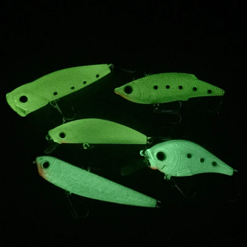 

1pcs Fishing Lure Whole Body Noctilucent Bait Luminous Crankbait Pencil Vib Minnow Popper River Ocean Beach Lures Fishing Tackle
