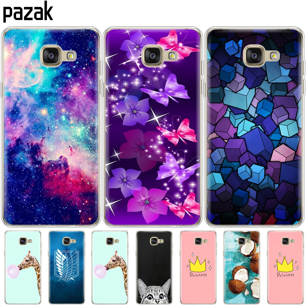 Силиконовый чехол для Samsung Galaxy A3 2016, чехол для A310 A310H, мягкий ТПУ чехол для телефона с полной защитой 360 градусов, чехол для Samsung A3 2016