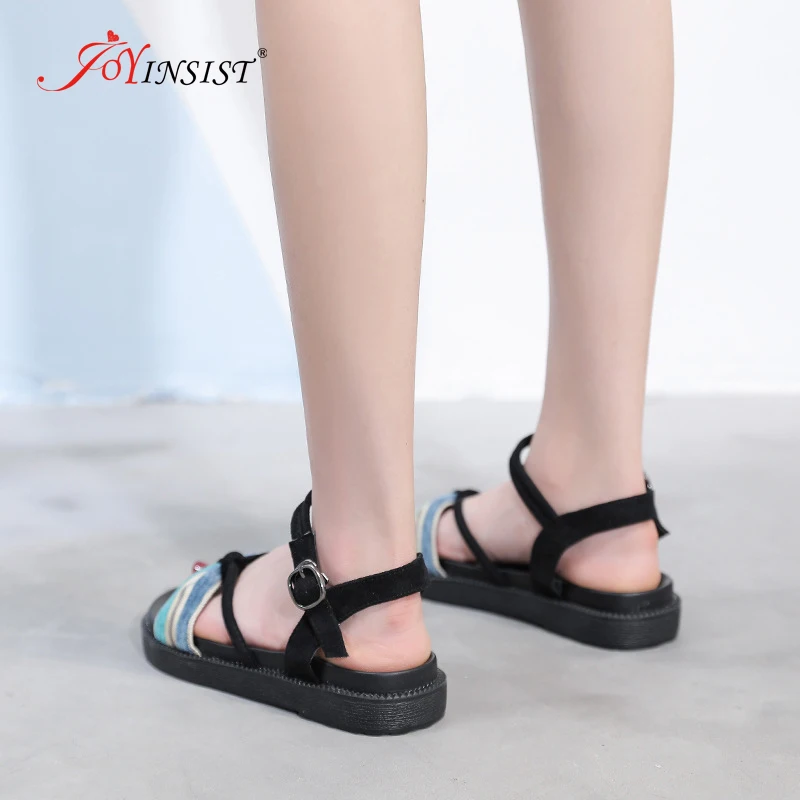 Сандалии женские в этническом стиле мягкие и удобные дышащие босоножки на