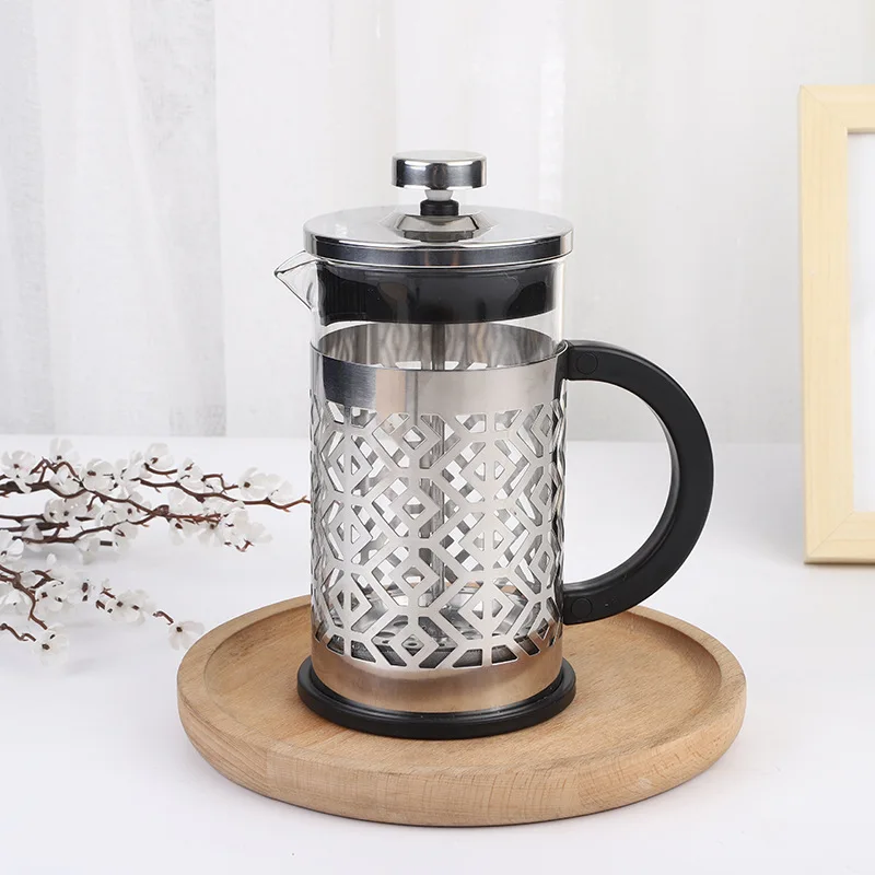 

600ml coffee pot stainless steel French filter cup