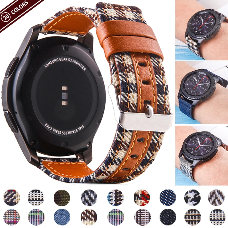 

Houndstooth Leather Strap For Huawei Watch GT2 Pro watch Band For Honor GS Pro / ES Huawei GT 2 Pro 20/22mm Bracelet Watchband