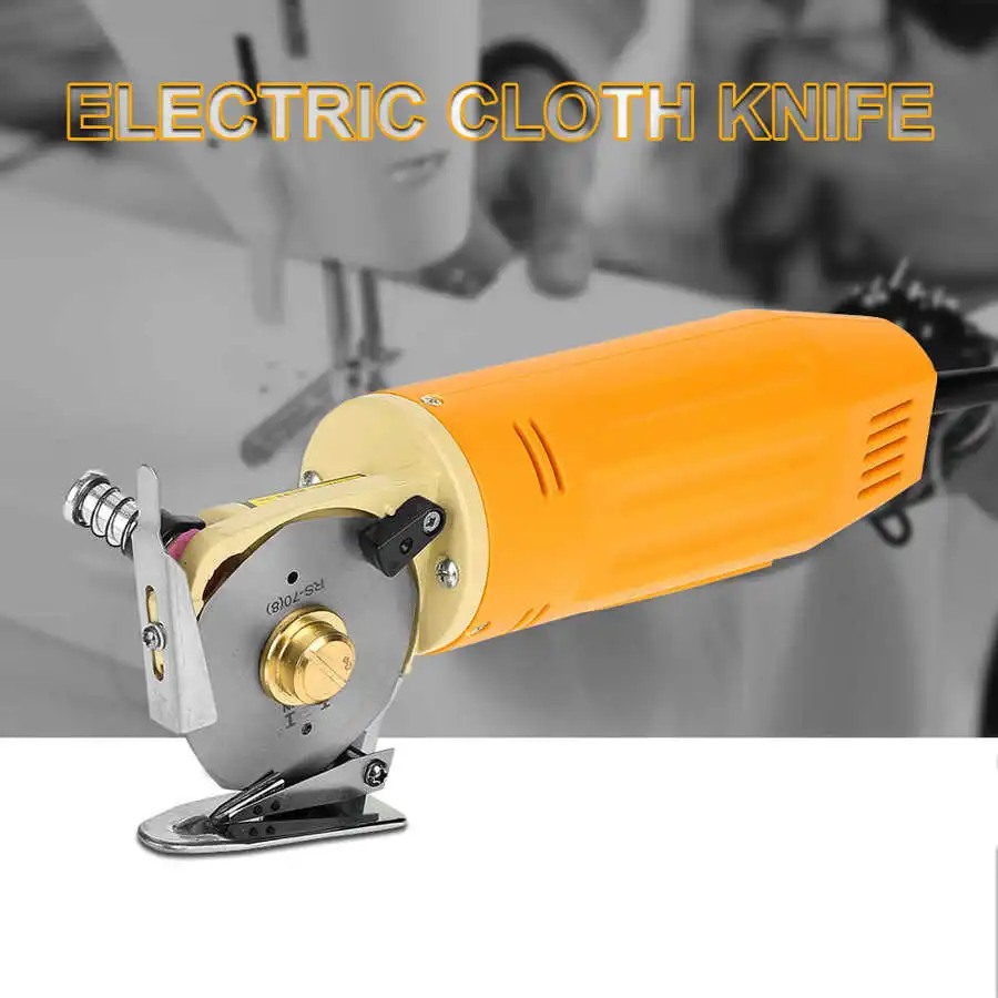 1pc 220V 150W Electric Fabric Cutter Rotatory Blade Scissors Cloth Cutting Machine Angle Grinder Suitable for Cotton Leather | Инструменты