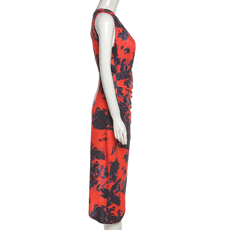 

Mini Dress Women's Sexy Asymmetrical One Shoulder 2021 Dress Ladies Dress Nightclub Party Pool Party Printed Boycon Dress