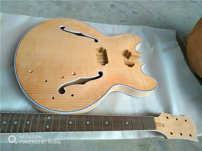 TL semi-finished rosewood, rosewood body and neck, self-installed guitar