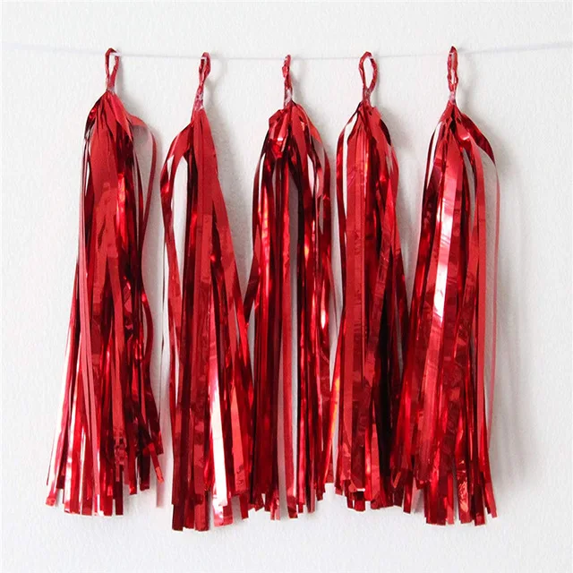 red tassel 36 дюймов, Прозрачный большой плоский шар, 10 г, Золотое конфетти, заполненный, сделай сам, набор, золотые майларовые хлопья, прозрачные воздушные шары, украшение для свадебной эмалировки - Цвет: red tassel