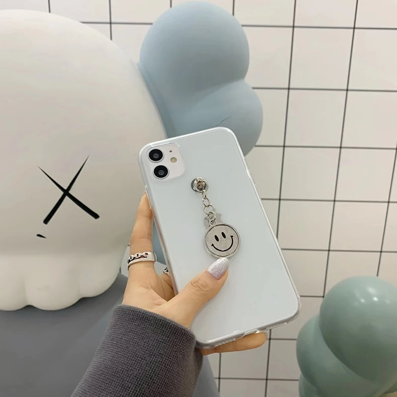 Мягкий силиконовый чехол для iphone 7 8 plus 11 Pro X XS XR MAX 12 MiNi SE прозрачный металлический