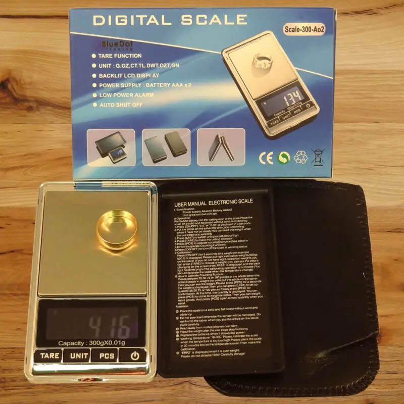 

New 300g x 0.01g Portable Small Mini Digital Jewelry Pocket Gram Scale LCD