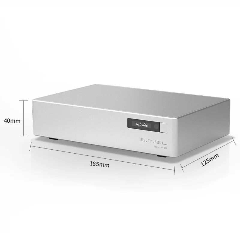 SMSL SU 8 V2 Hi fi аудио DAC ES9038Q2M * 2 DSD 64/512 PCM 32 бит/768 кгц USB оптический коаксиальный